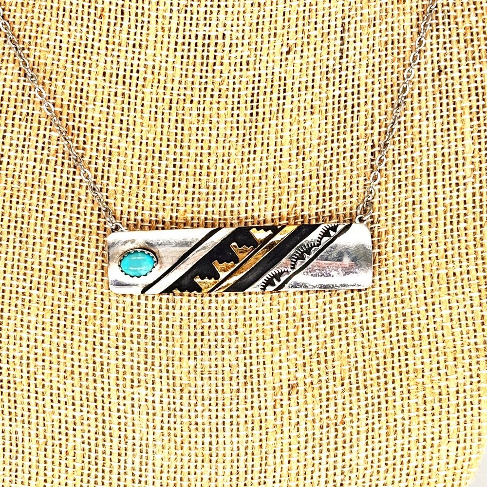 Native American Bar Necklace